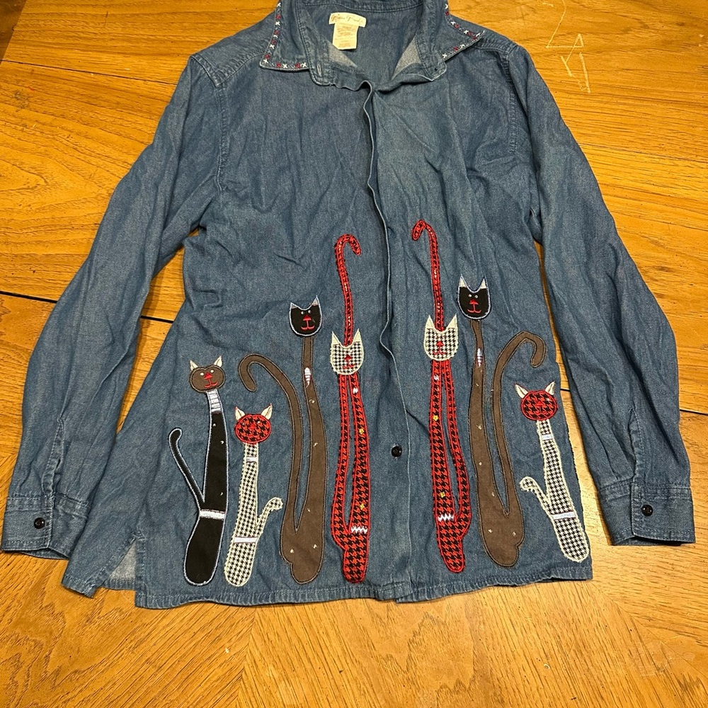 Bobbie Brooks Blue Denim Shirt
